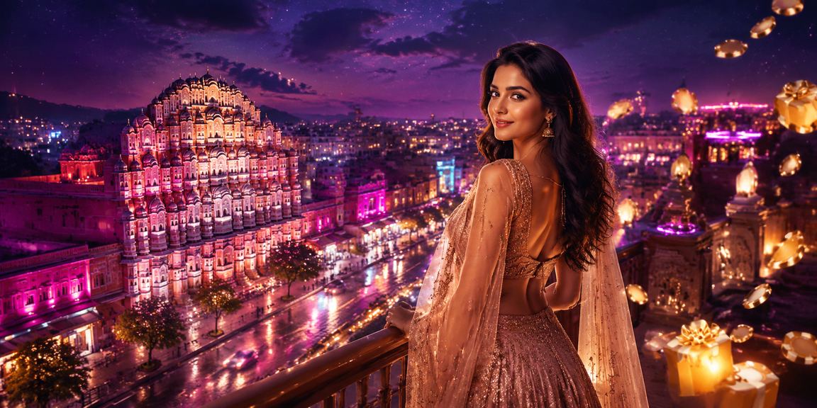 Nightlife and casino promotion festivities in Jaipur